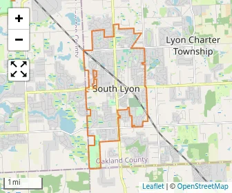 Area schools map